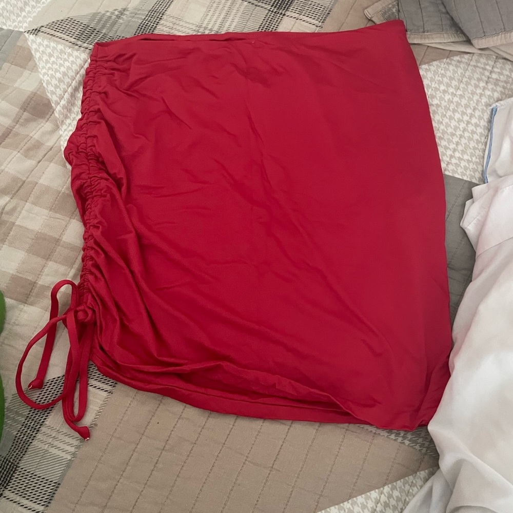 Toluca Women's Swim Coverup in Vibrant Red